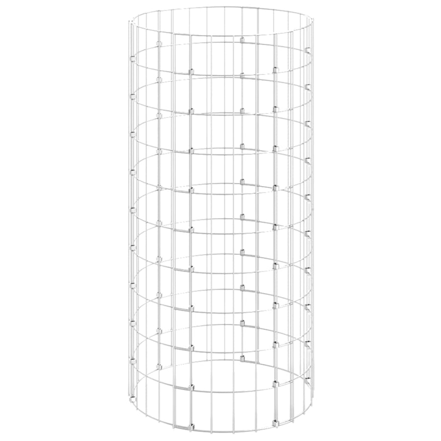 Gabion Paal Rond Ø50X00 Cm Gegalvaniseerd Staal Ø 50 x 100 cm