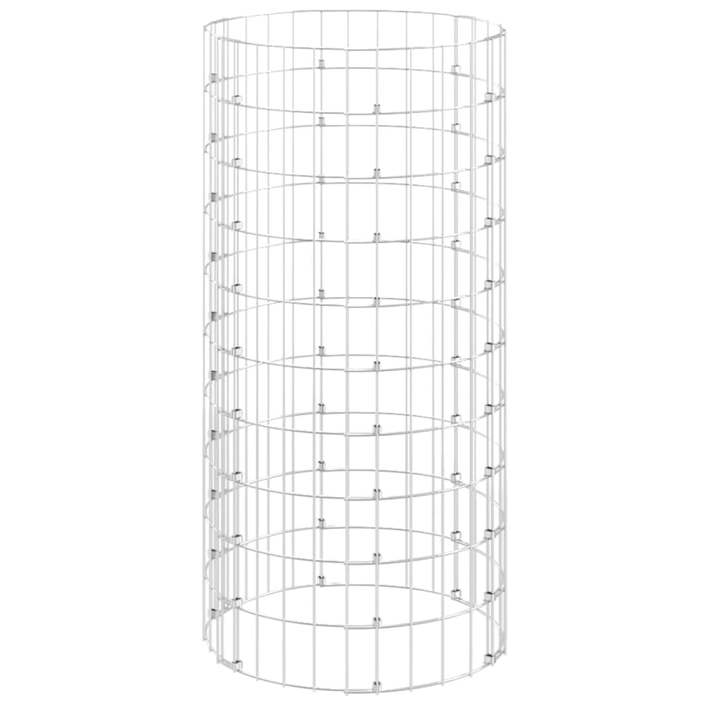 Gabion Paal Rond Ø50X00 Cm Gegalvaniseerd Staal Ø 50 x 100 cm