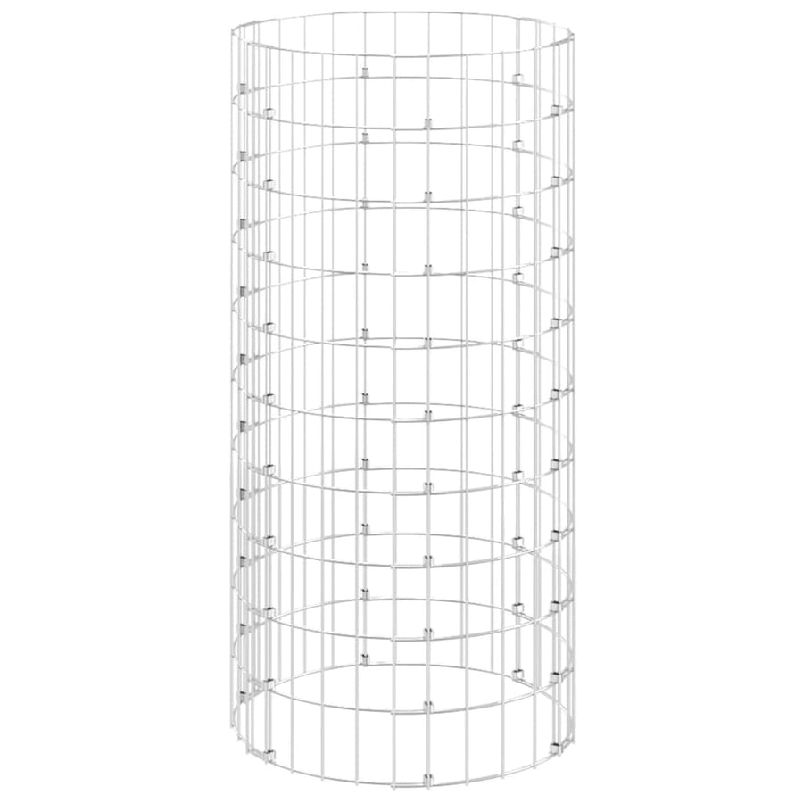 Gabion Paal Rond Ø50X00 Cm Gegalvaniseerd Staal Ø 50 x 100 cm