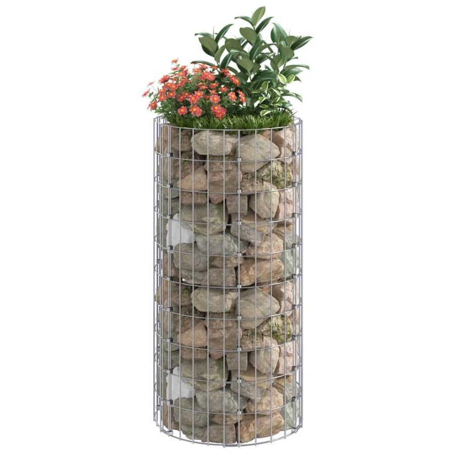 Gabion Paal Rond Ø50X00 Cm Gegalvaniseerd Staal Ø 50 x 100 cm