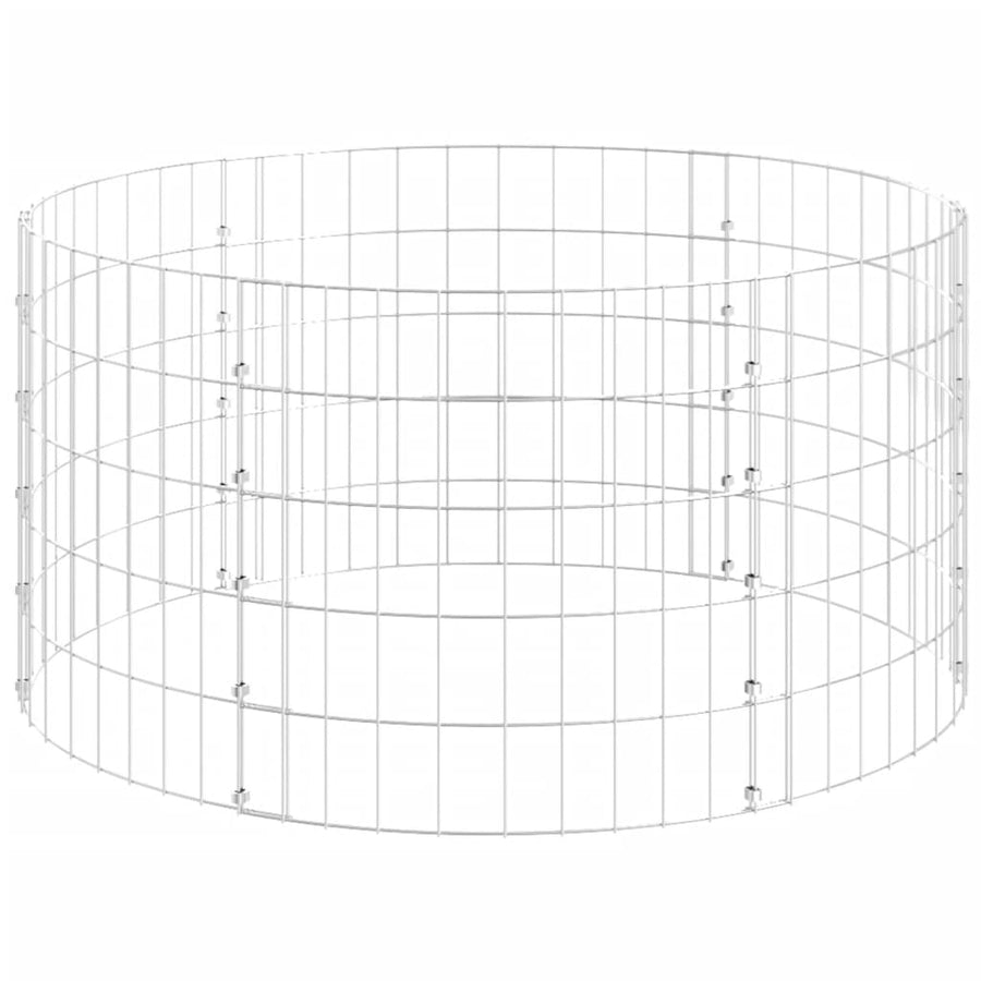 Gabion Paal Rond Ø00X50 Cm Gegalvaniseerd Staal Ø 100 x 50 cm