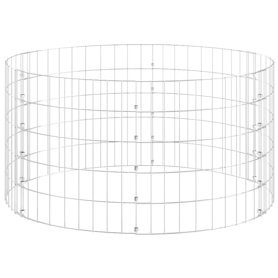 Gabion Paal Rond Ø00X50 Cm Gegalvaniseerd Staal Ø 100 x 50 cm