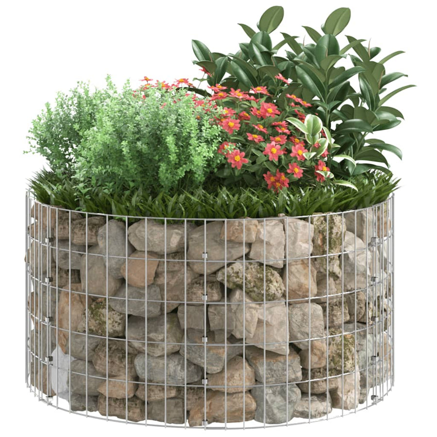 Gabion Paal Rond Ø00X50 Cm Gegalvaniseerd Staal Ø 100 x 50 cm