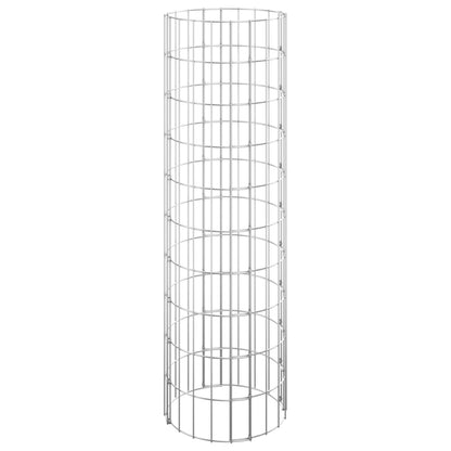 Gabion Plantenbakken 3 St Rond Verhoogd Ø30X00 Cm Staal Ø 30 x 100 cm (3 pcs)
