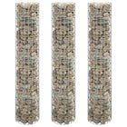 Gabion plantenbak rond 3 stuks Ø30x150 cm staal