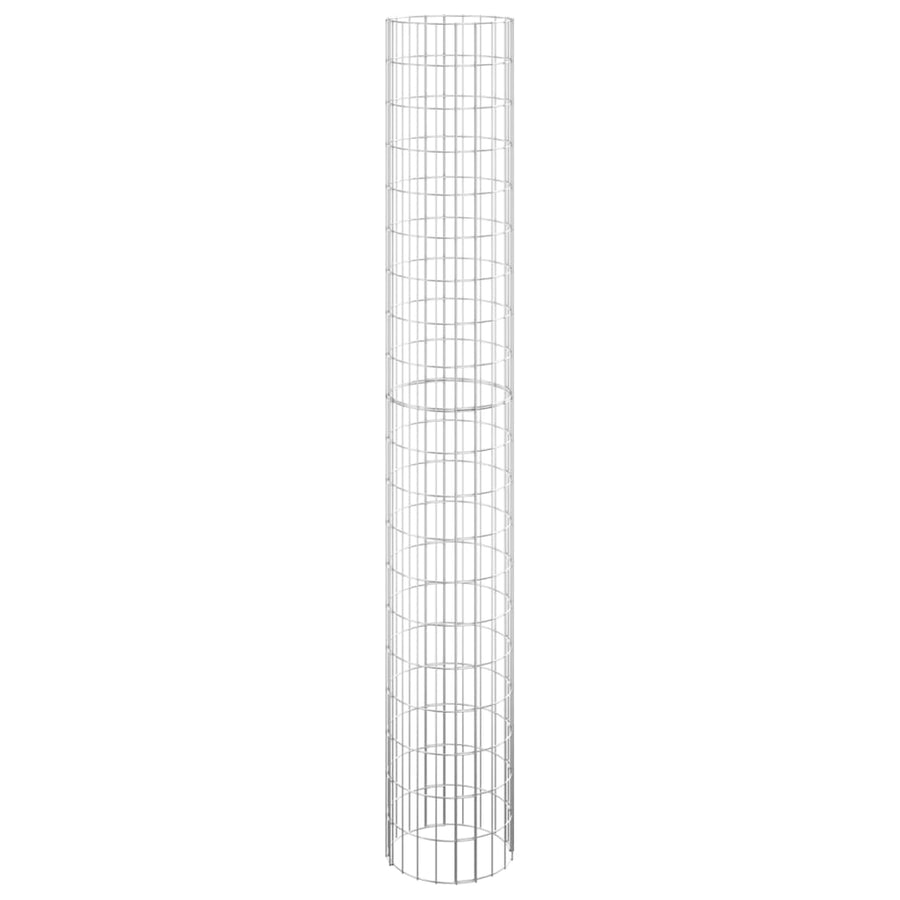 Gabion Plantenbakken 3 St Rond Verhoogd Ø30X200 Cm Staal Ø 30 x 200 cm (3 pcs)