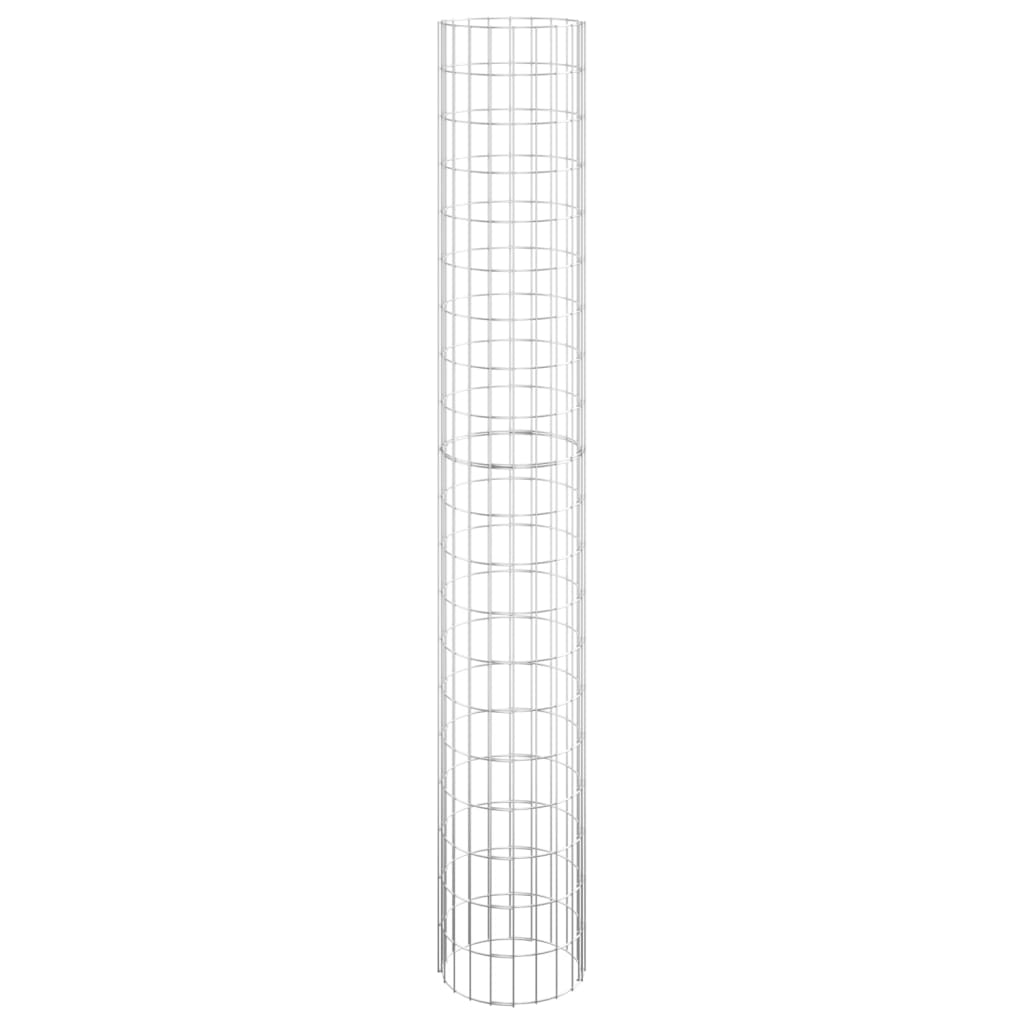 Gabion Plantenbakken 3 St Rond Verhoogd Ø30X200 Cm Staal Ø 30 x 200 cm (3 pcs)
