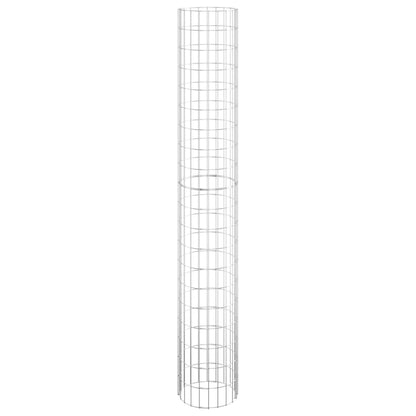Gabion Plantenbakken 3 St Rond Verhoogd Ø30X200 Cm Staal Ø 30 x 200 cm (3 pcs)