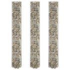 Gabion plantenbakken 3 st rond Ø30x200 cm staal