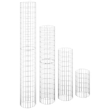 Gabion Plantenbakken 4 St Rond Verhoogd Ø30X50/00/50/200 Cm Ø 30 x 50/100/150/200 cm (4 pcs)