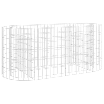 Gabion Plantenbak Verhoogd Gegalvaniseerd Ijzer 120 x 50 x 50 cm