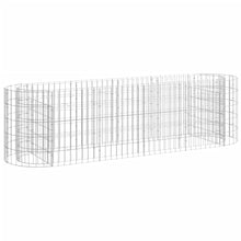 Gabion Plantenbak Verhoogd Gegalvaniseerd Ijzer 190 x 50 x 50 cm