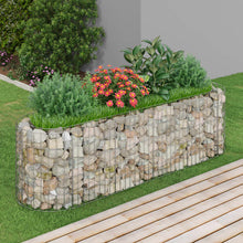 Gabion Plantenbak Verhoogd Gegalvaniseerd Ijzer 190 x 50 x 50 cm