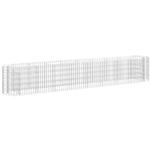 Gabion Plantenbak Verhoogd Gegalvaniseerd Ijzer 330 x 50 x 50 cm