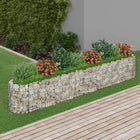 Gabion plantenbak 330x50x50 cm gegalvaniseerd ijzer