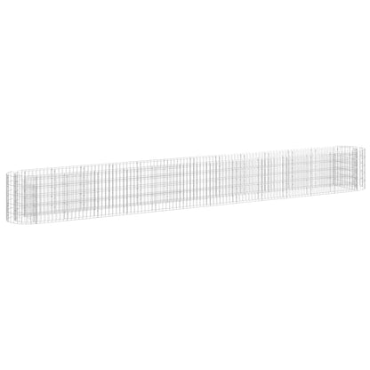 Gabion Plantenbak Verhoogd 470X50X50 Cm Gegalvaniseerd Ijzer