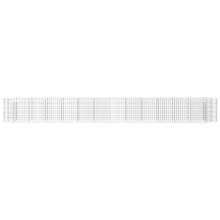 Gabion Plantenbak Verhoogd 470X50X50 Cm Gegalvaniseerd Ijzer