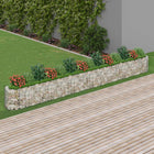 Raised gabion planter 540x50x50 cm galvanised iron