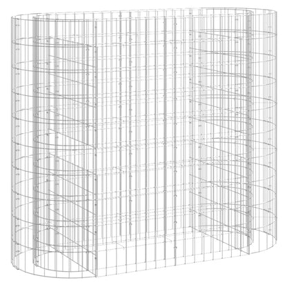 Gabion Plantenbak Verhoogd 120X50X100 Cm Gegalvaniseerd Ijzer