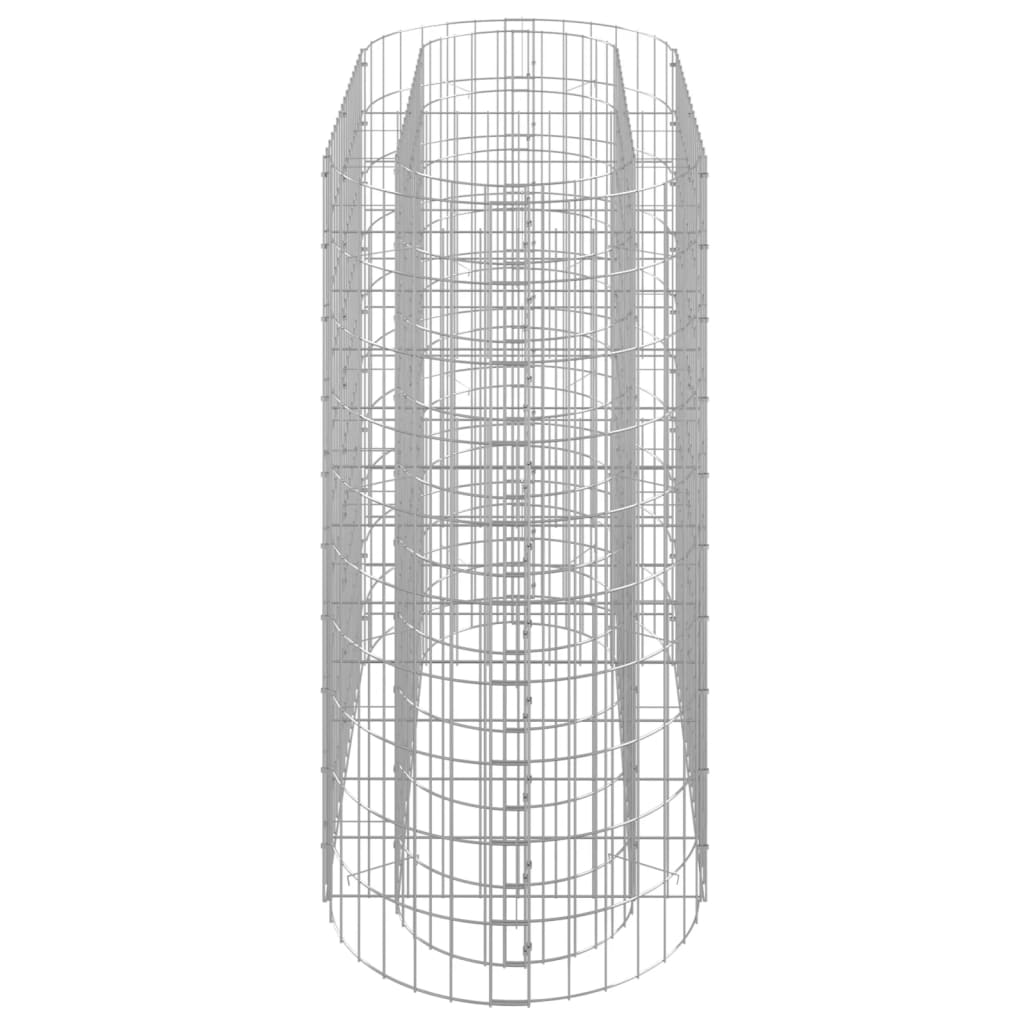 Gabion Plantenbak Verhoogd 120X50X100 Cm Gegalvaniseerd Ijzer