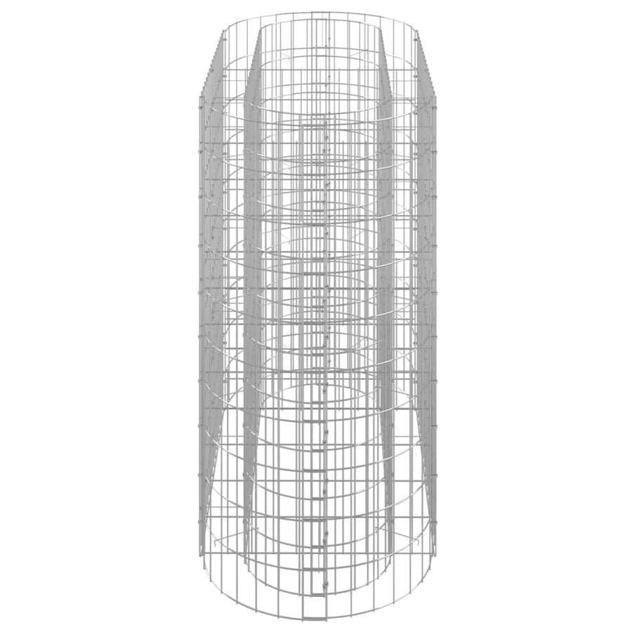Gabion Plantenbak Verhoogd 120X50X100 Cm Gegalvaniseerd Ijzer