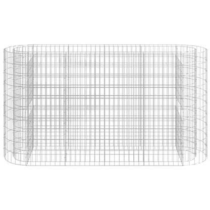 Gabion Plantenbak Verhoogd 190X50X100 Cm Gegalvaniseerd Ijzer