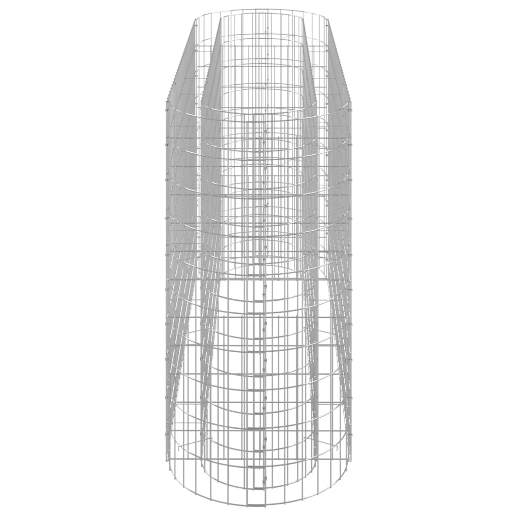 Gabion Plantenbak Verhoogd 190X50X100 Cm Gegalvaniseerd Ijzer