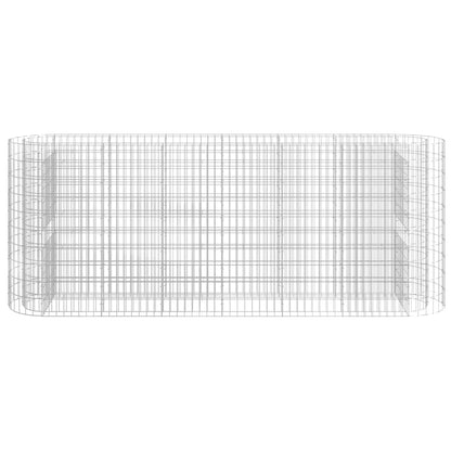 Gabion Plantenbak Verhoogd 260X50X100 Cm Gegalvaniseerd Ijzer