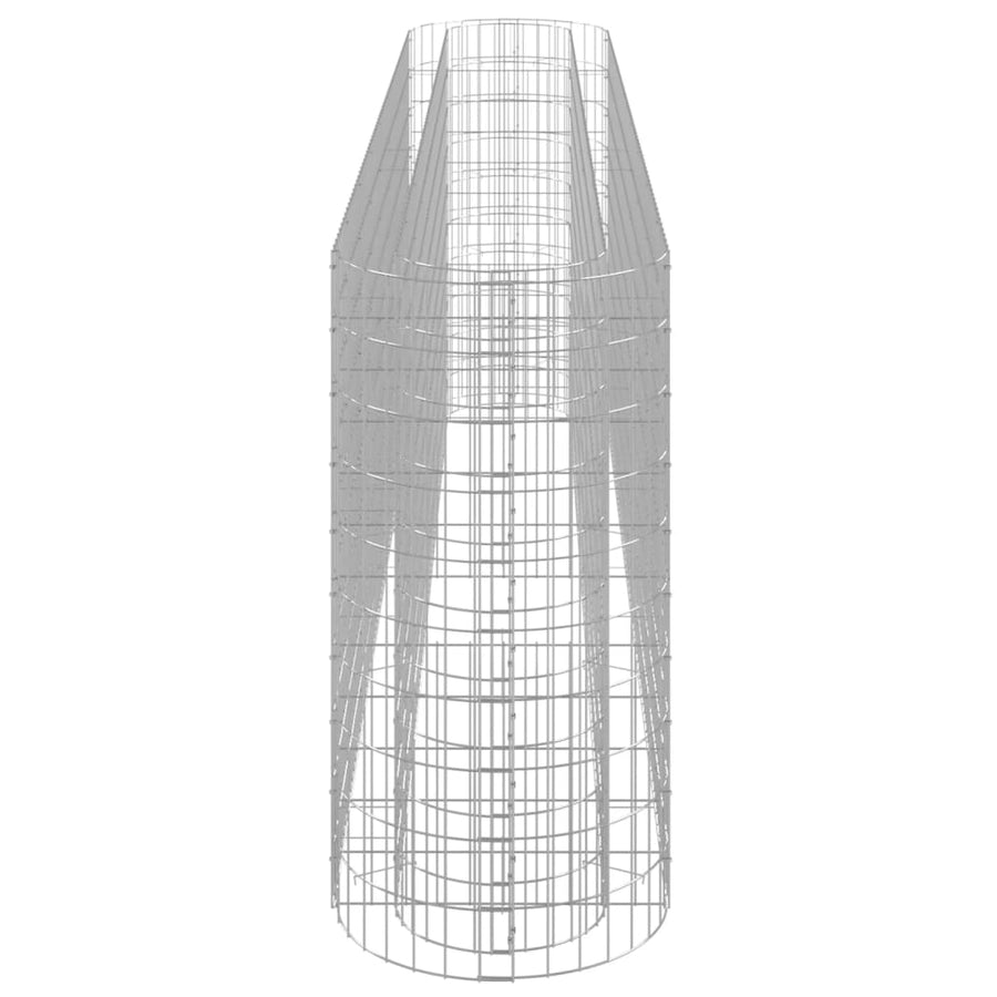 Gabion Plantenbak Verhoogd 330X50X100 Cm Gegalvaniseerd Ijzer