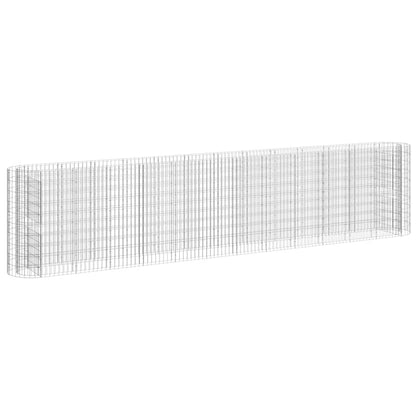 Gabion Plantenbak Verhoogd 470X50X100 Cm Gegalvaniseerd Ijzer