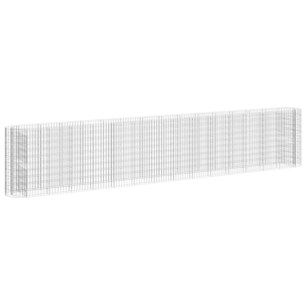 Gabion Plantenbak Verhoogd 540X50X100 Cm Gegalvaniseerd Ijzer