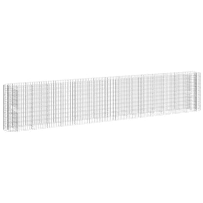 Gabion Plantenbak Verhoogd 540X50X100 Cm Gegalvaniseerd Ijzer