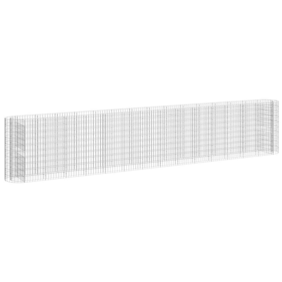 Gabion Plantenbak Verhoogd 540X50X100 Cm Gegalvaniseerd Ijzer