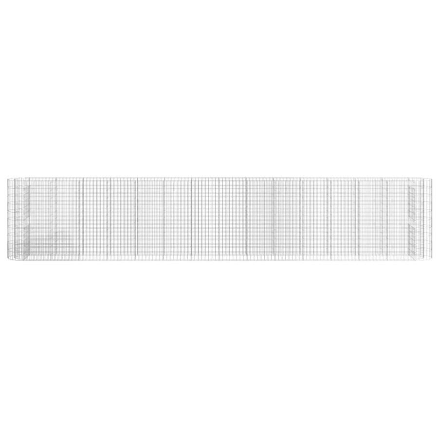 Gabion Plantenbak Verhoogd 540X50X100 Cm Gegalvaniseerd Ijzer