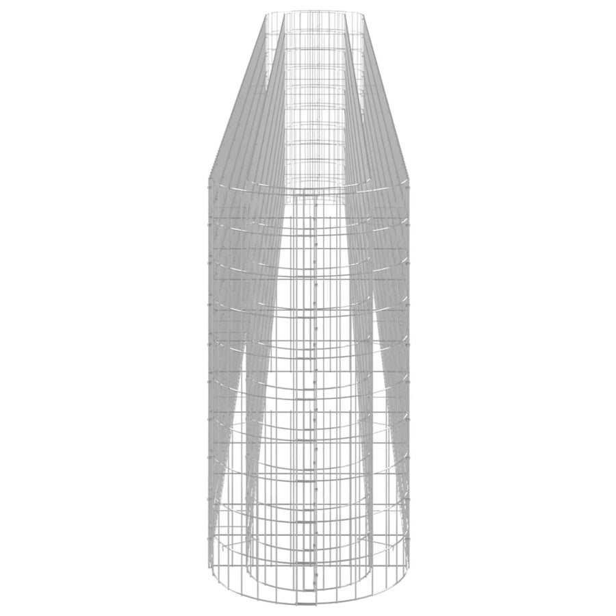 Gabion Plantenbak Verhoogd 540X50X100 Cm Gegalvaniseerd Ijzer