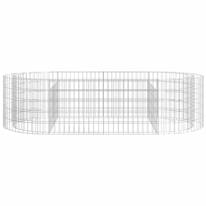 Gabion Plantenbak Verhoogd 200X100X50 Cm Gegalvaniseerd Ijzer