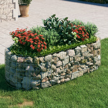 Gabion Plantenbak Verhoogd 200X100X50 Cm Gegalvaniseerd Ijzer