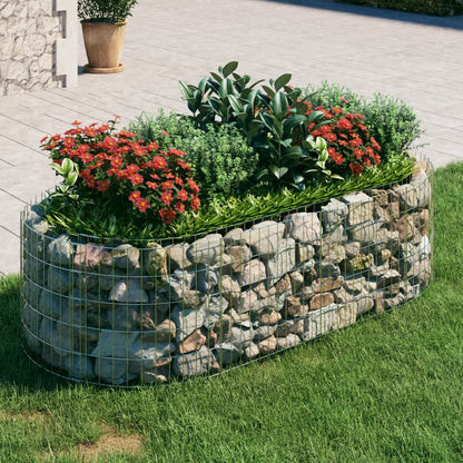 Gabion Plantenbak Verhoogd 200X100X50 Cm Gegalvaniseerd Ijzer