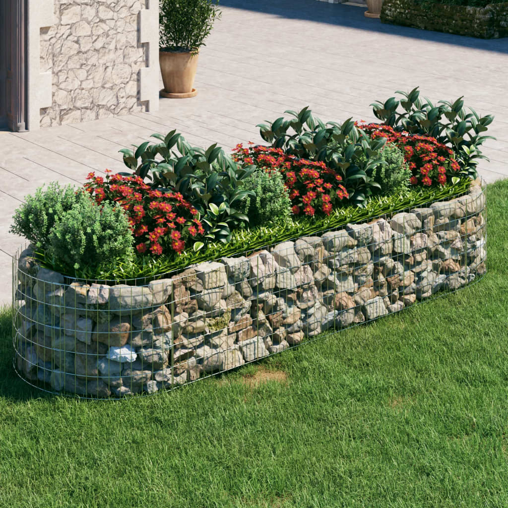 Gabion Plantenbak Verhoogd 300X100X50 Cm Gegalvaniseerd Ijzer