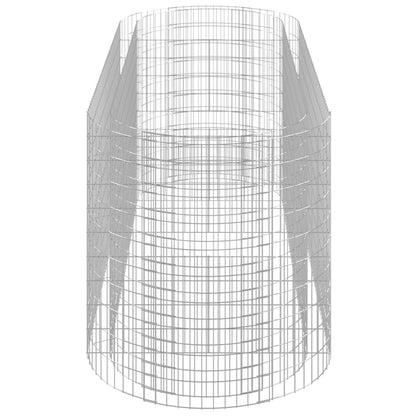 Gabion Plantenbak Verhoogd 300X100X100 Cm Gegalvaniseerd Ijzer