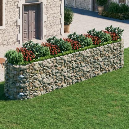 Gabion Plantenbak Verhoogd 500X100X100 Cm Gegalvaniseerd Ijzer