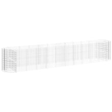 Gabion Plantenbak Verhoogd 600X100X100 Cm Gegalvaniseerd Ijzer