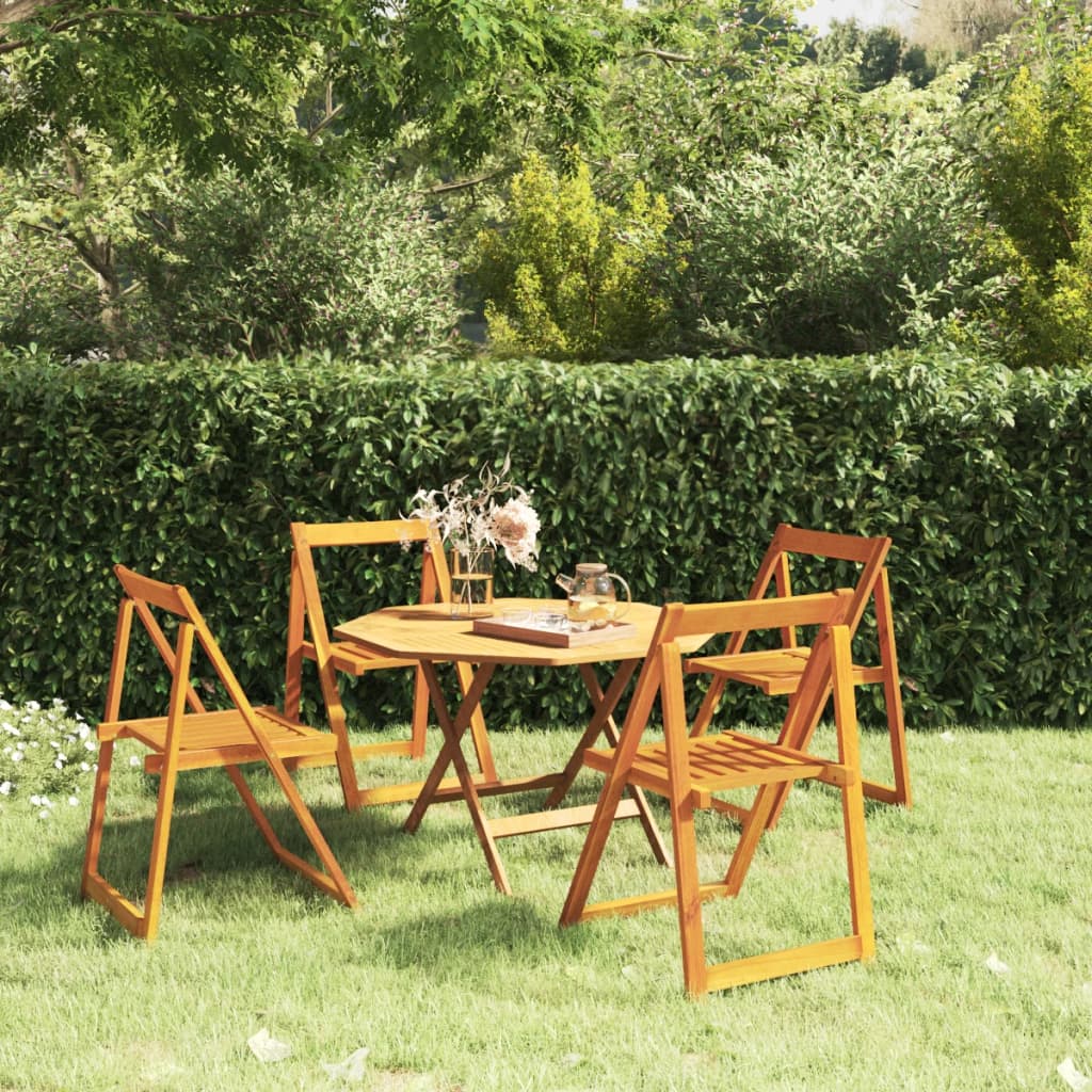 Tuinstoelen Inklapbaar Massief Acaciahout 4