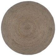Vloerkleed rond jute 180 cm grijs