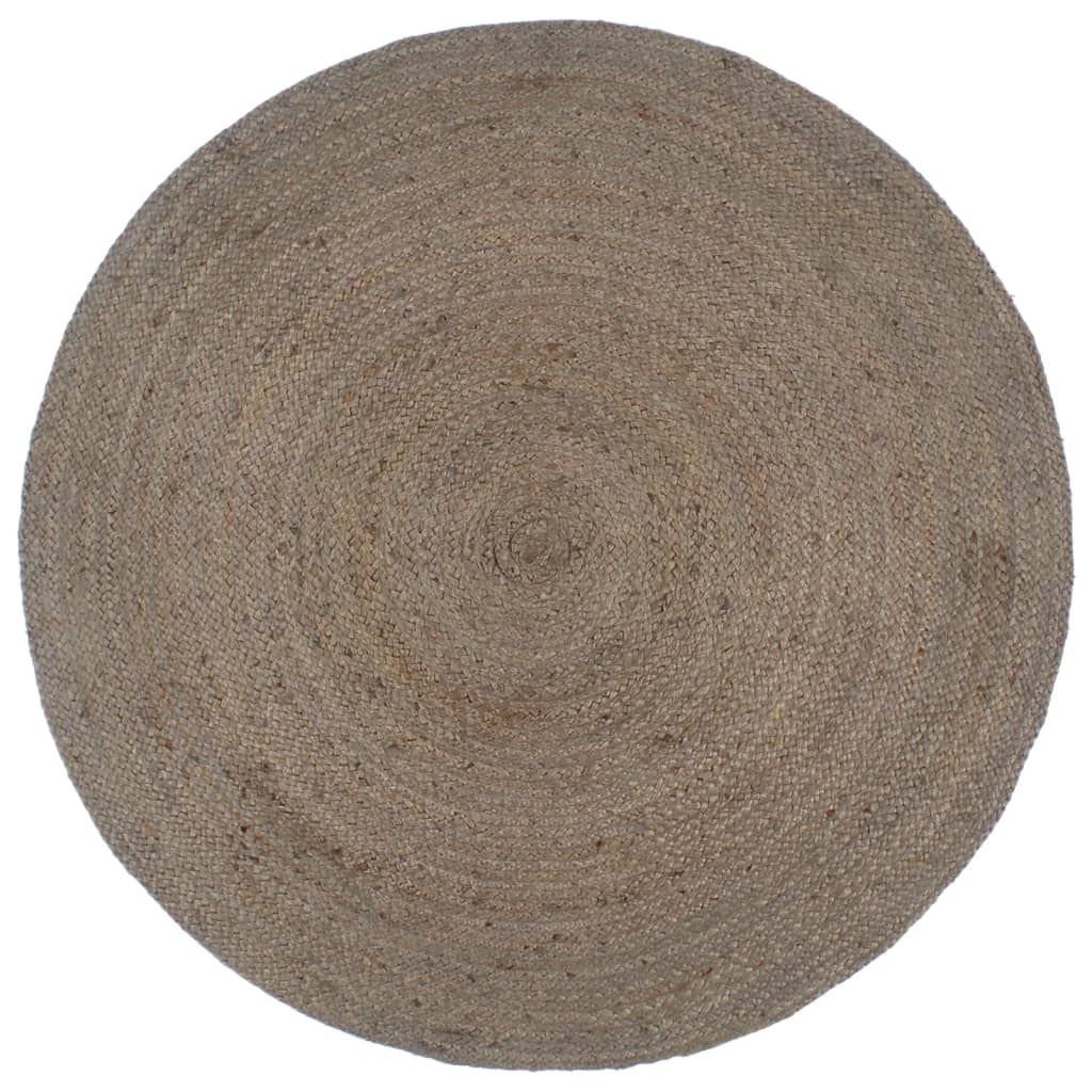 Vloerkleed Handgemaakt Rond Jute 210 cm