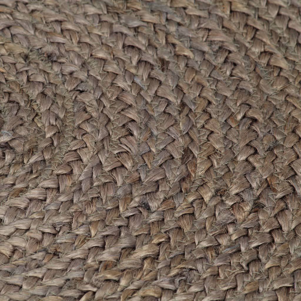 Vloerkleed Handgemaakt Rond Jute 240 cm