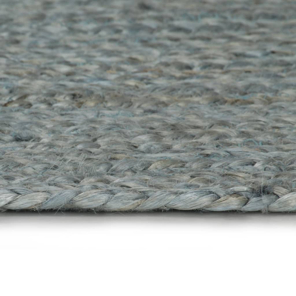 Vloerkleed Handgemaakt Rond 150 Cm Jute 240 cm Olijfgroen