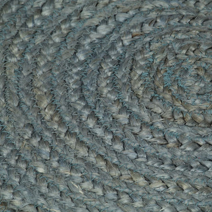 Vloerkleed Handgemaakt Rond 150 Cm Jute 240 cm Olijfgroen