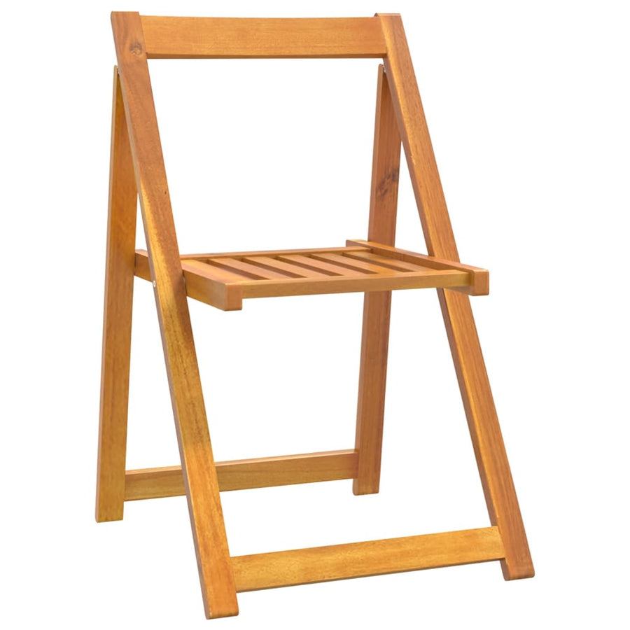 Tuinstoelen 8 st inklapbaar massief acaciahout