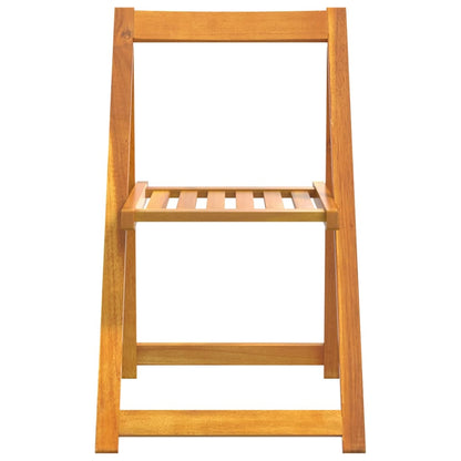 Tuinstoelen 8 st inklapbaar massief acaciahout